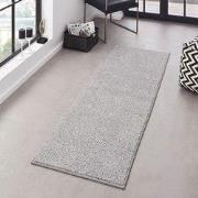 Loper Laagpolig Velours Vloerkleed - Designer Pure - Grijs - 80x150 cm