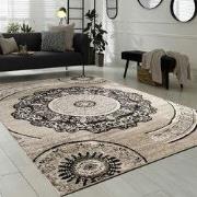 Laagpolig Modern Vloerkleed Sinovo - Bruin - 160x220 cm