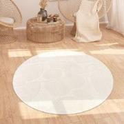 Laagpolig Japandi Vloerkleed Tokyo - Creme - 80x150 cm