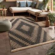 Binnen en Buitenkleed - Vloerkleed Colinna - Antraciet - 200x280 cm