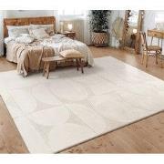 Laagpolig Vloerkleed Lely - Shapes - Creme - 80x150 cm