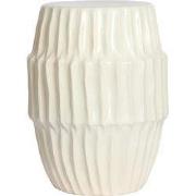 Bijzettafel Isili - Wit - Ø40cm