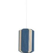 Light & Living - hanglamp - Kozana - blauw - textiel - E27 - 2982672