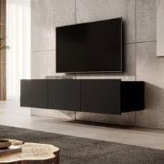 Meubella - TV-Meubel Calabas - Mat Zwart - 150 cm