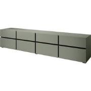 Meubella - TV-Meubel Cainan - Groen - 225 cm