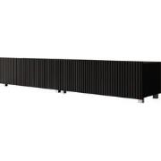 Meubella - TV-Meubel Kenderes - Zwart - 200 cm