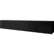 Meubella - TV-Meubel Bonzo - Zwart - Visgraat - 180 cm