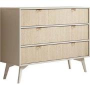 Meubella - Ladekast Essence - Beige - Licht eiken - 106 cm