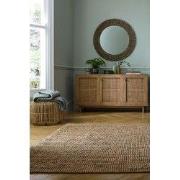 Jute Vloerkleed Boucle Naturel / Groen - 200x290 cm