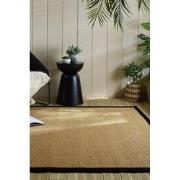 Laagpolig Vloerkleed Sisal Look - Zwart - 160x230 cm