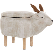 REINDEER - Hocker - Beige - Polyester