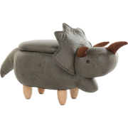 TRICERATOPS - Hocker - Donkergroen - Polyester