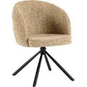 Eetkamerstoel Taupe - Draaibaar - Emilia - Set van 2