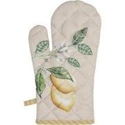 Clayre & Eef Ovenwant 18x30 cm Beige Geel Katoen Citroen