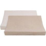 Baby's Only Aankleedkussenhoes Tender - 2-pack - Beige/Linen - 45x70 c...