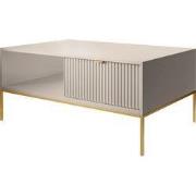 Meubella - Salontafel Navil 2 - Beige - 104 cm