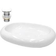 Wastafel 630x420x120 mm keramisch wit