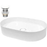 Wastafel 605x380x125 mm keramisch wit