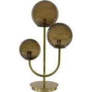 Light & Living - tafellamp - Magdala - goud - glas - kleurglas-lamp - ...