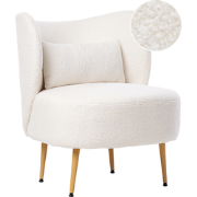 OTSBY II - Fauteuil - Off-white - Bouclé