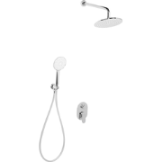 TINGUIRIRICA - Ingebouwde doucheset met regendouche - Zilver - Messing