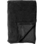 SIDNEY - plaid 140x180 cm - fleece deken - 100% gerecycled - Raven - z...