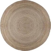 Rond Jute vloerkleed - Capri Naturel - 133 CM ROND