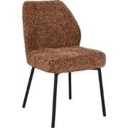 Livingfurn Eetkamerstoel Tess Bordeaux - set van 2