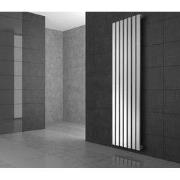 Badkamerradiator Stella 260x1800 mm wit met universele aansluitset