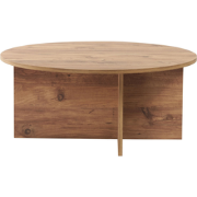 Salontafel met afgerond blad L90 cm - SOLEIL