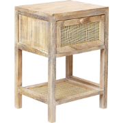 ESTO - Nachtkastje - Lichtbruin  - Paulowniahout