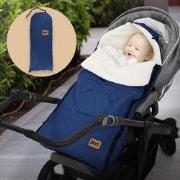 Baby Voetenzak 94x48x10 cm Blauw Polyester Joyz