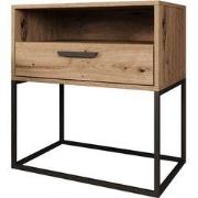 Meubella - Nachtkastje Sylvester 4 - Eiken - 60 cm