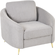 TROSA - Fauteuil - Lichtgrijs - Polyester