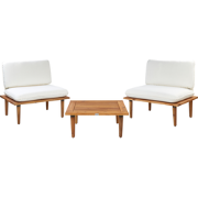 FRASCATI - Loungeset voor 2 - Gebroken wit - Acaciahout