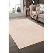 Outlet Samba Soft Fluffy Vloerkleed Laagpolig Beige- 120 CM ROND