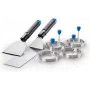 Breakfast kit (4 universele ringen en 2 plancha spatels)