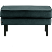 WOOOD Rodeo Hocker - Velvet - Teal - 45x84x54
