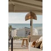 Bamboe waaier Medium | Bamboo wanddecoratie | Wanddecoratie waaier met...