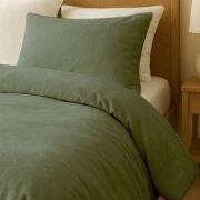 Zydante® Dekbedovertrek Velvet  200x200/220 cm - Groen - met 2 Kussens...