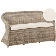 SUSUA - Tuinbank - Gebroken wit - 150 cm - Rotan