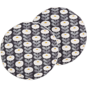 VALSORDA - Tuinkussen set van 2 - Lichtgrijs -  40 cm - Polyester