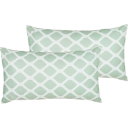 KALAMOS  - Tuinkussen set van 2 - Mintgroen - 40 x 70 cm - Polyester