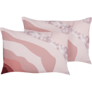 CAMPEI - Tuinkussen set van 2 - Pastelroze - 40 x 60 cm - Polyester