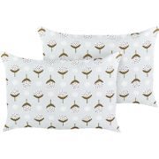 CUNEO - Tuinkussen set van 2  - Lichtgroen - 40 x 60 cm - Polyester