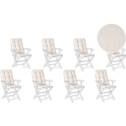 MAUI PREMIUM - Tuinkussen set 8 stuks - Lichtbeige - Polyester
