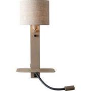 Wandlamp Florence - Bruin - 24x24x52cm