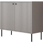 Meubella - Dressoir Ilux - Grijs - 105 cm