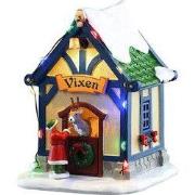 Kerstdorpminiatuur Vixen's Den 13x14x18 cm