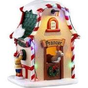 Kerstdorpminiatuur Prancer's Den 13x14x18 cm